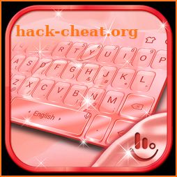 Rose Gold Crystal Apple Keyboard Theme icon