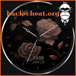 Rose Gold Flowers 2 watch face icon
