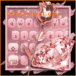 Rose Gold Glitter Keyboard icon