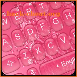 Rose Gold Water Keyboard Theme icon