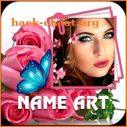 Rose Name Art: Flower Frames for Pictures icon