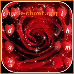 Rose Petal Heart Keyboard icon