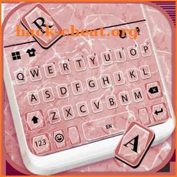 Rosegold Marble Keyboard Background icon
