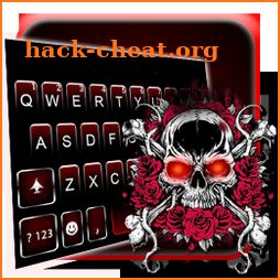 Roses Skull Tattoo Keyboard Theme icon
