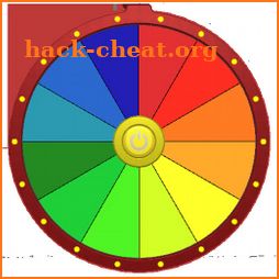 Rotating roulette (Decision roulette), spin wheel icon