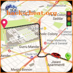 Route Finder GPS Live Traffic Alert Map icon