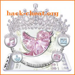 Royal Diamond Crown Launcher Theme icon