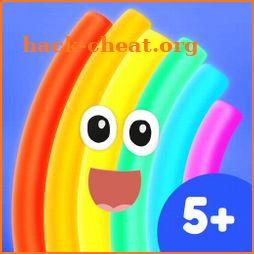 Rudi Rainbow: Children's Book With Learning Games icon