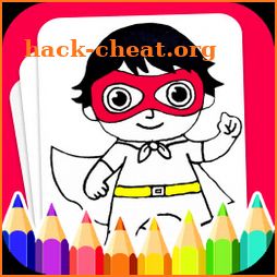 Ryan Coloring Book For Hero Toys icon