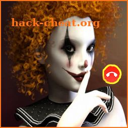 Sad clown faces video call simulate - Secret joker icon