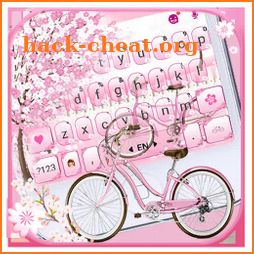 Sakura Bicycle Keyboard Theme icon