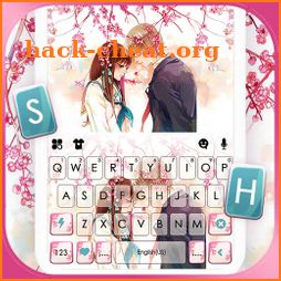 Sakura Love Keyboard Background icon