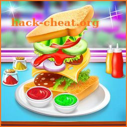 Sandwich And Fries Maker: Fast Food Cooking Games icon