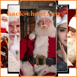 Santa Claus HD wallpaper -  Christmas background icon