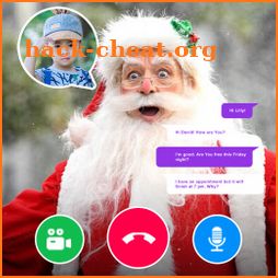 Santa Claus Video Calling Simulator icon