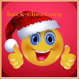 Santa Hat and Christmas Emoticons icon