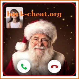 Santa tracker live call icon