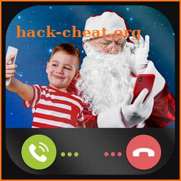 Santa Video Call – Simulated Christmas Phone Call icon