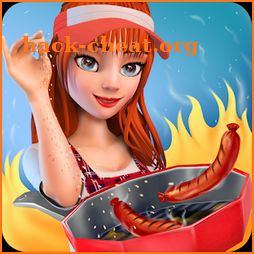 Sausage & BBQ Stand - Run Food Truck Cooking Game icon