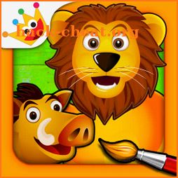 Savanna - Puzzles and Coloring Games for Kids icon