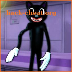 scary cartoon cat at an scp icon