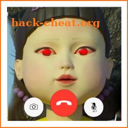 Scary Doll Squid Game Fake Chat And Video Call icon