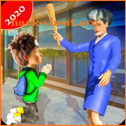 Scary Evil Teacher Games: Neighbor House Escape 3D icon