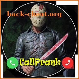 Scary fake call from Jason character Friday the 13 icon