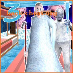 Scary Frozen Granny Ice Queen icon