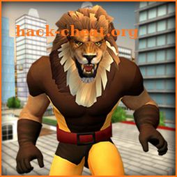 Scary Lion Crime City Attack icon