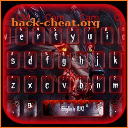 Scary Metal Bloody Wolf Keyboard Theme icon
