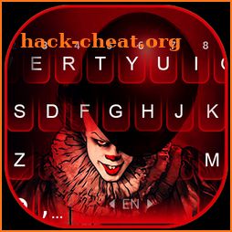 Scary Red Clown Keyboard Theme icon