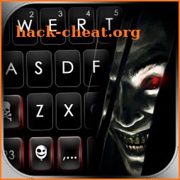 Scary Smile Face Keyboard Background icon