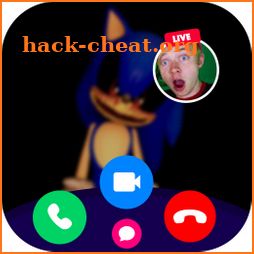 scary soniic video call + Chat icon