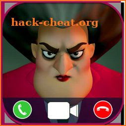 Scary Teacher Video Call & Chat Simulator Prank icon