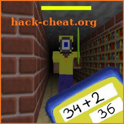 Scary Yellow Teacher Banana Math School Escape icon