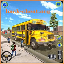 School Bus Driving Games : City Coach Bus Driver icon