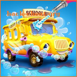 School Bus Wash & Repair Game icon