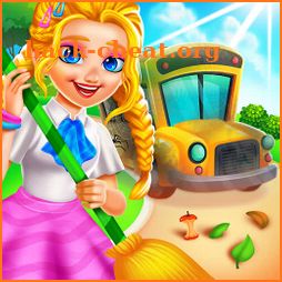 School House cleanup - Housekeeping Tidy-up Games icon