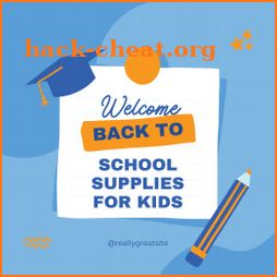 School Supplies For Kids icon