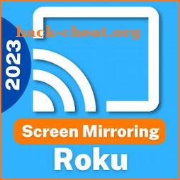 Screen mirroring Roku tv icon
