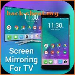 Screen Mirroring with TV icon