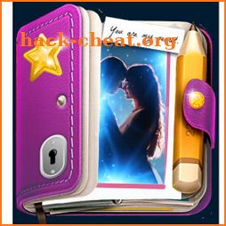 Secret Diary With Lock For Girls With Fingerprint icon