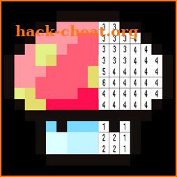 Secret Pixel Garden - Color by Number pixel Game icon