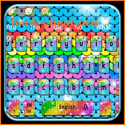 Sequin Rainbow Keyboard Themes icon