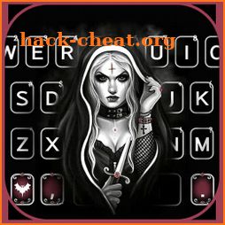 Sexy Nun Keyboard Background icon
