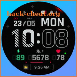 SH096 Watch Face, WearOS watch icon