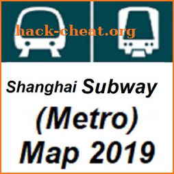 Shanghai Subway MRT (Metro) system map 2019 icon