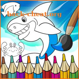 Shark Coloring Book icon