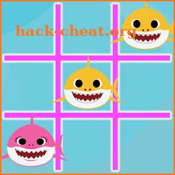 Shark Family Baby Tic Tac Toe Game icon